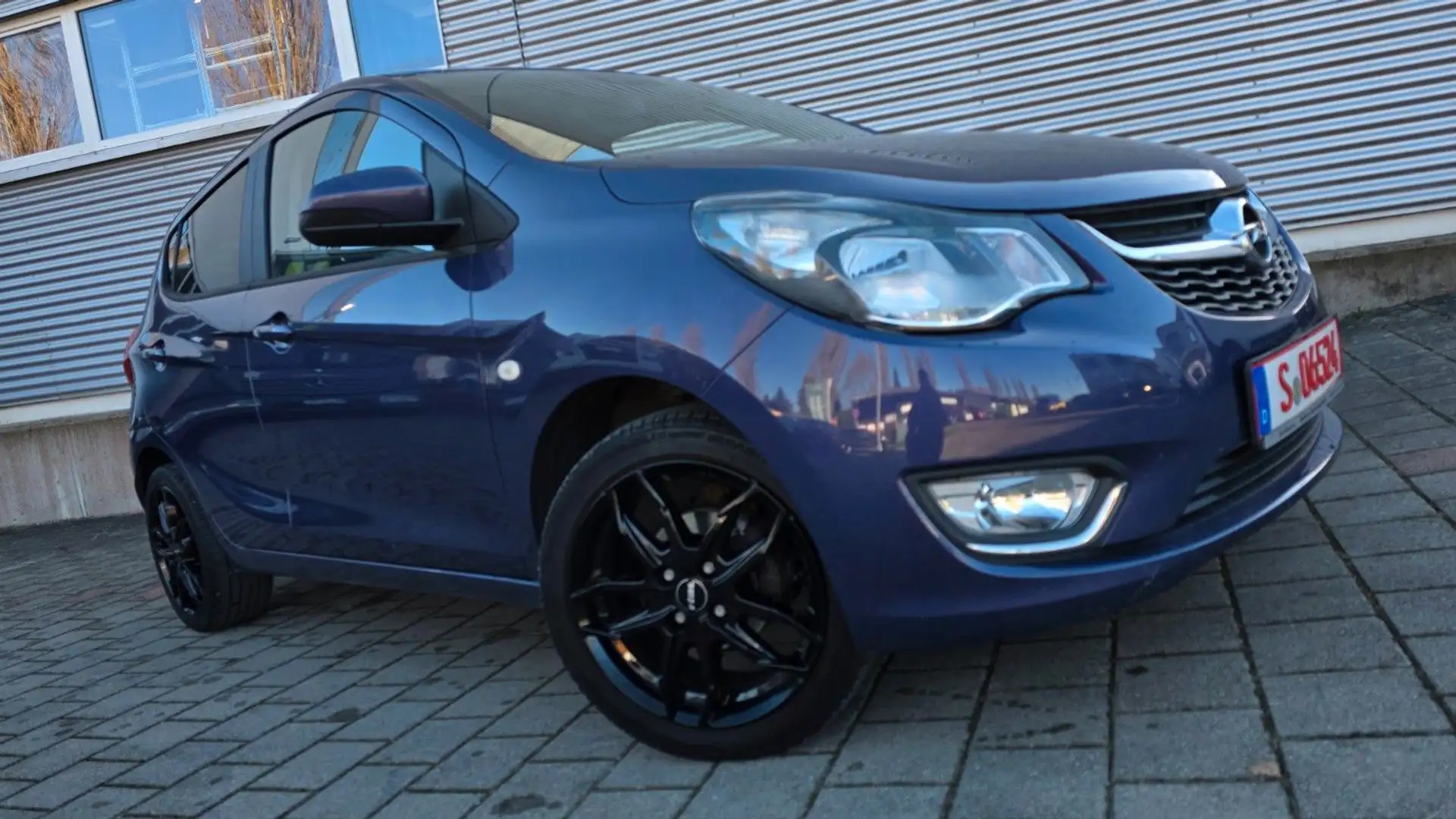 Opel Karl +TÜV+ GARANTIE+LEDER+SITZH+PARKS+SITZH+KLIMA Grau - 2