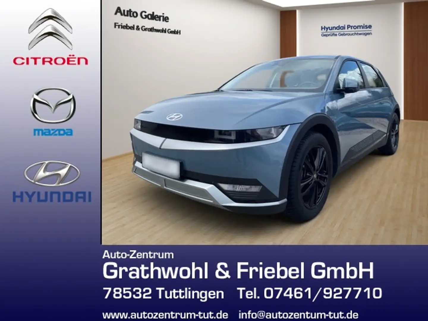Hyundai IONIQ 5 58kWh Wärmepumpe+WKR-LM Blau - 1