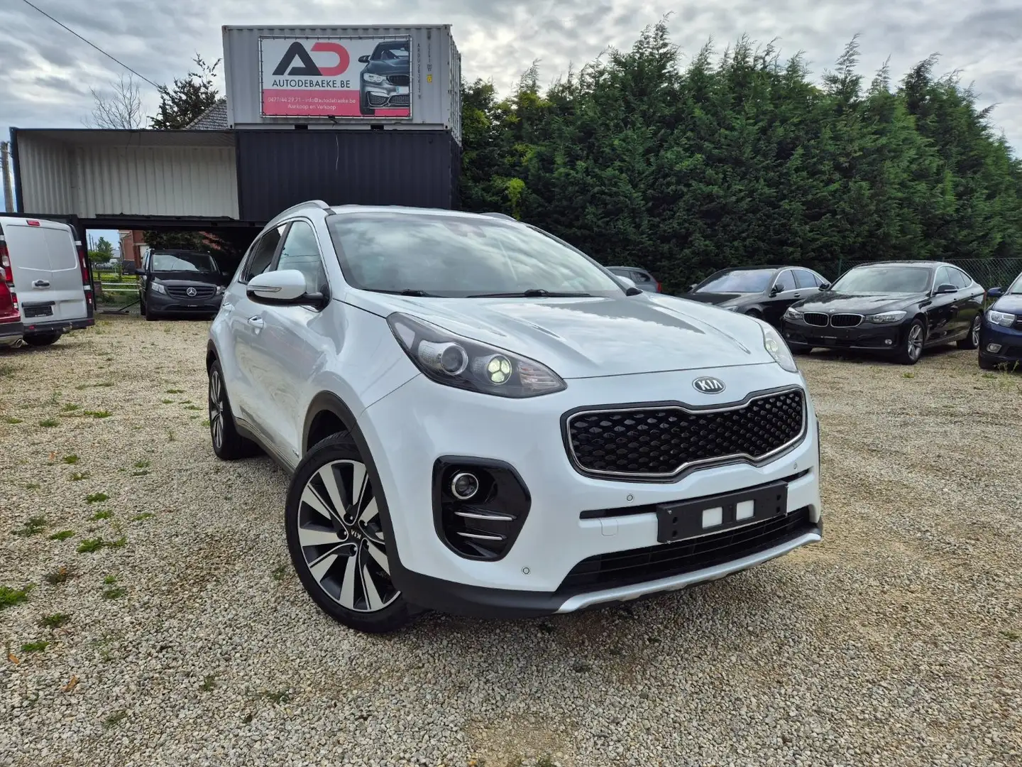 Kia Sportage 1.6 T-GDI / LEDER / CAM / CRUISE / ALU / NAVI / .. Blanco - 1