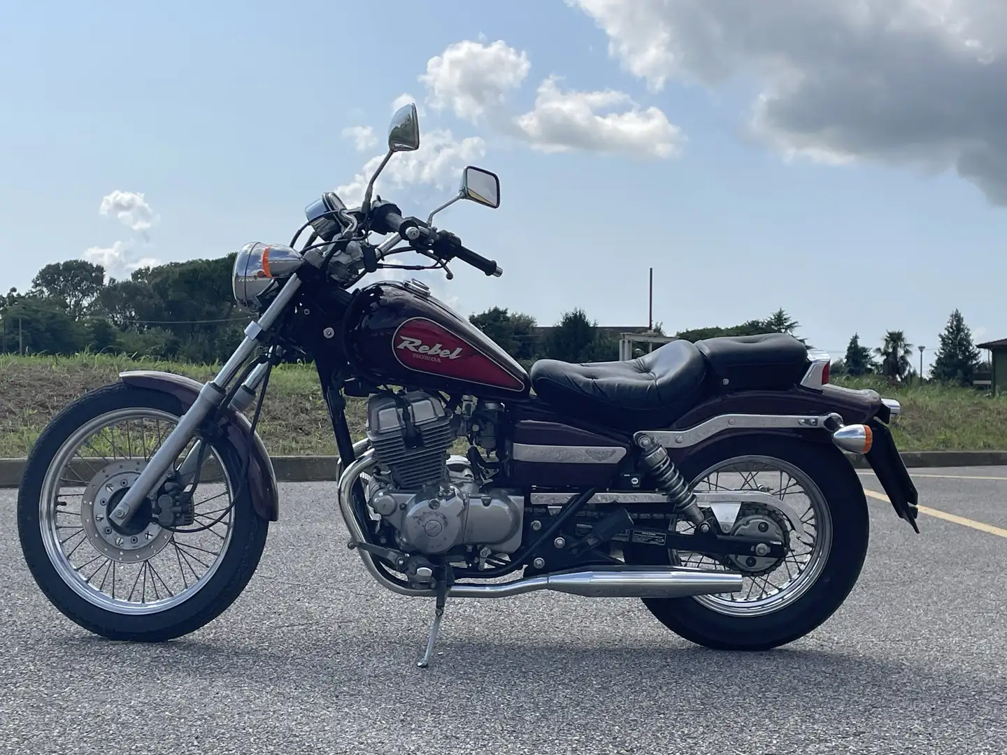 Honda CMX 250 Rebel Rood - 2