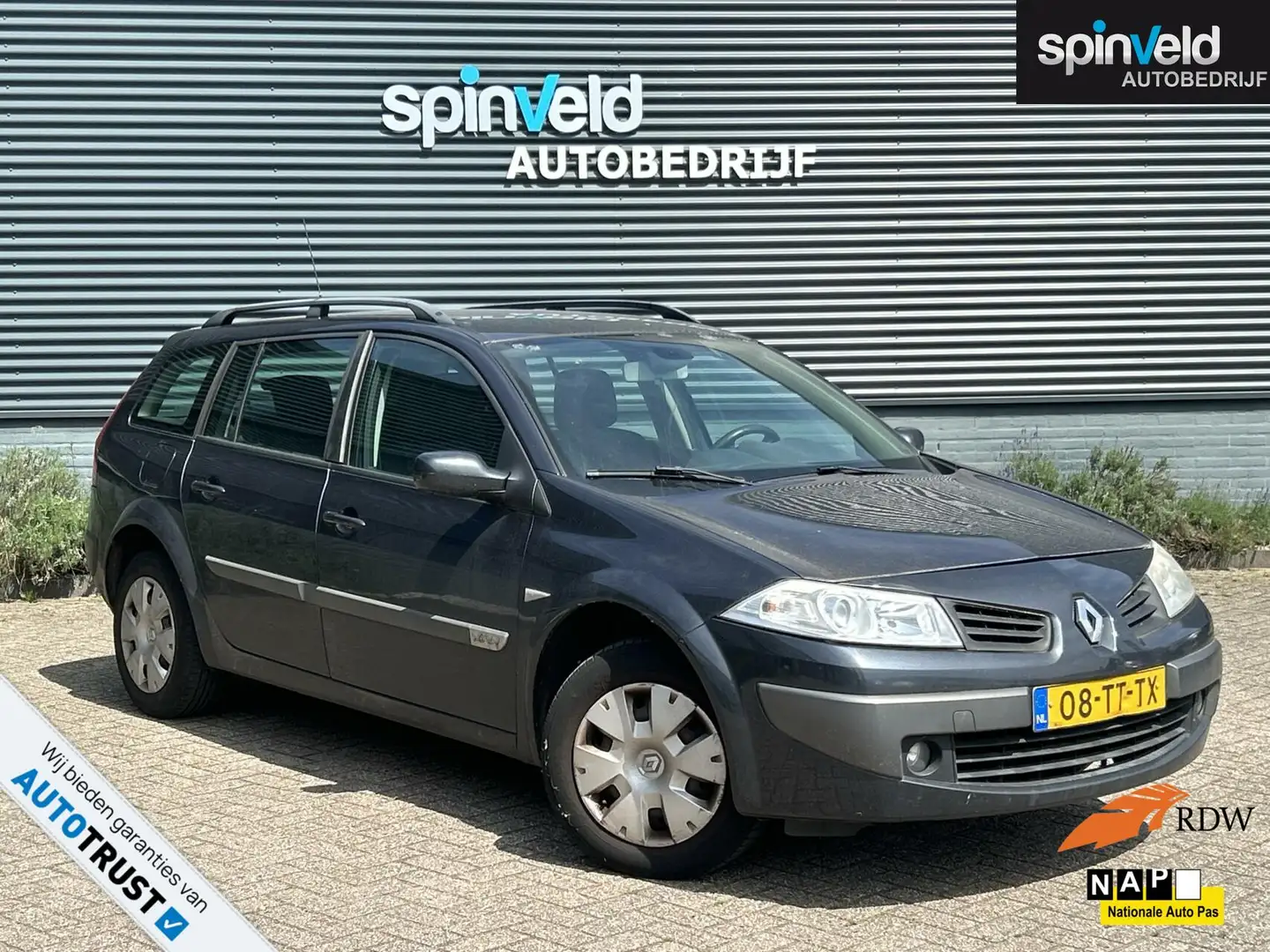 Renault Megane Grand Tour 1.6-16V Business Line Bj'07 EXPORT & HA Grijs - 1
