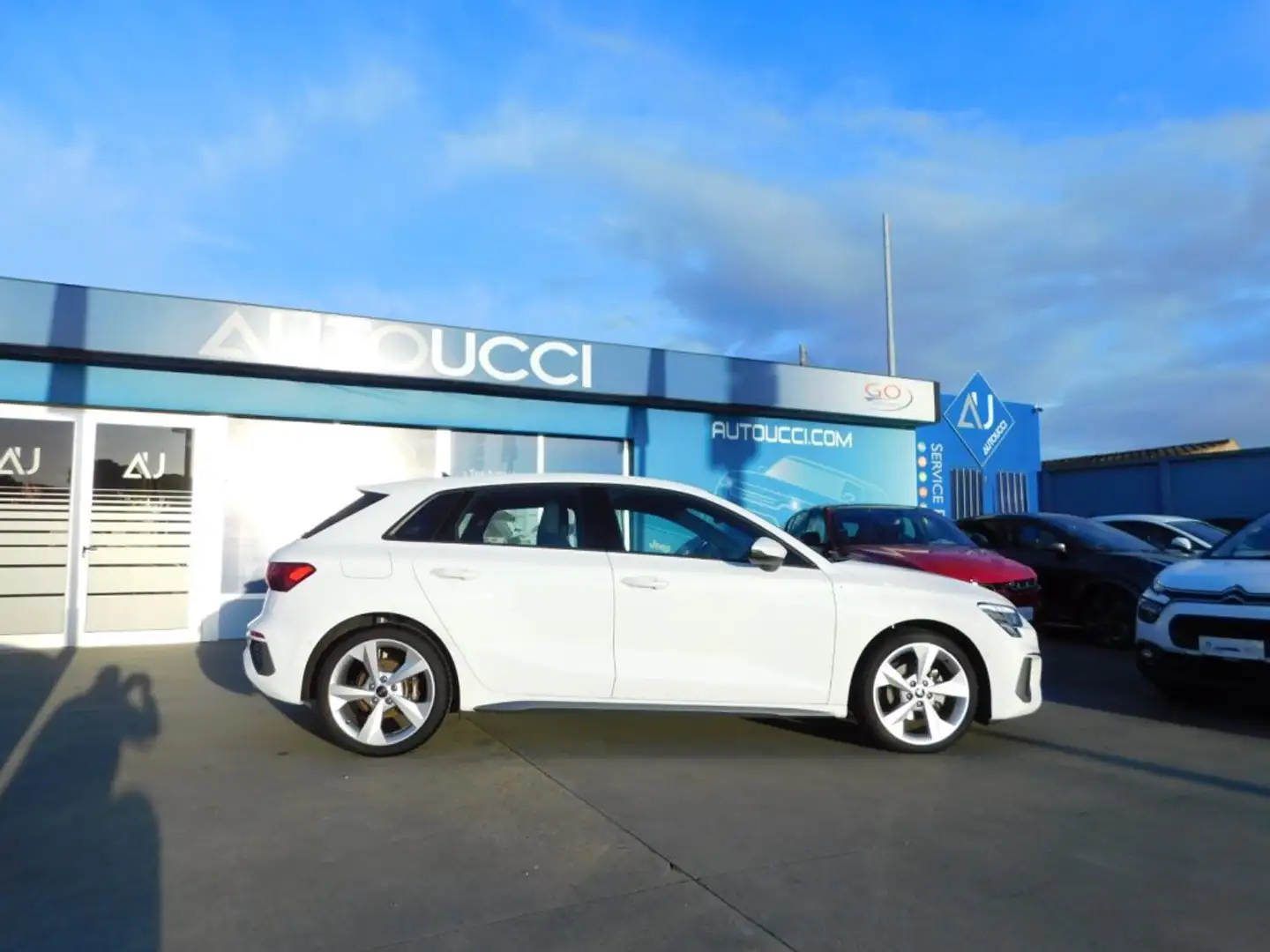 Audi A3 SPB 35 TFSI 150 CV S-tronic S-Line Edition Carplay Blanc - 2