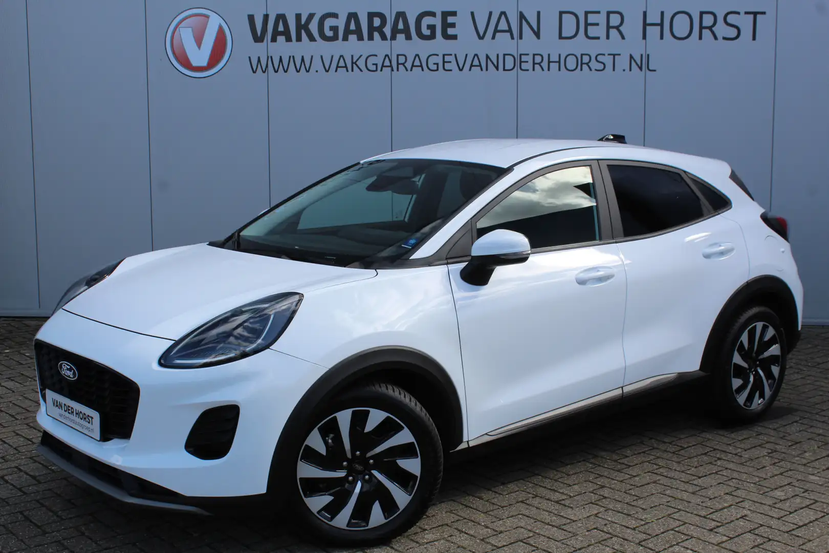 Ford Puma 1.0-125pk EcoBoost Mild-Hybrid Titanium. Fabr. gar Wit - 1