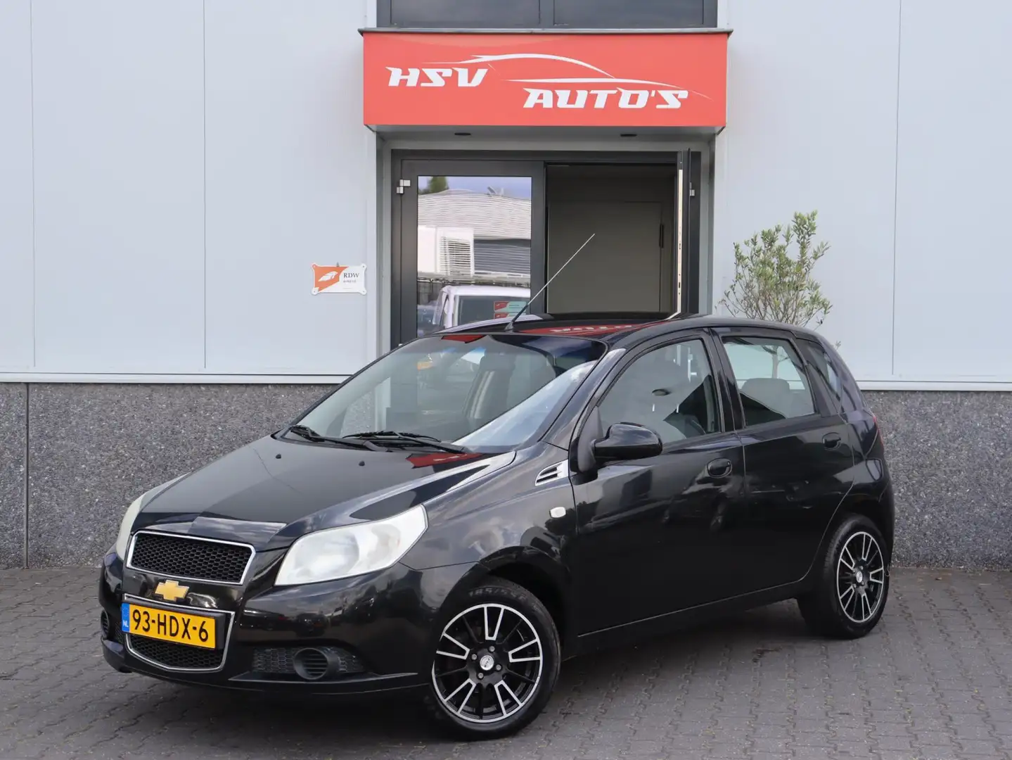Chevrolet Aveo 1.4 16V LS airco LM 4-deurs org NL Zwart - 1