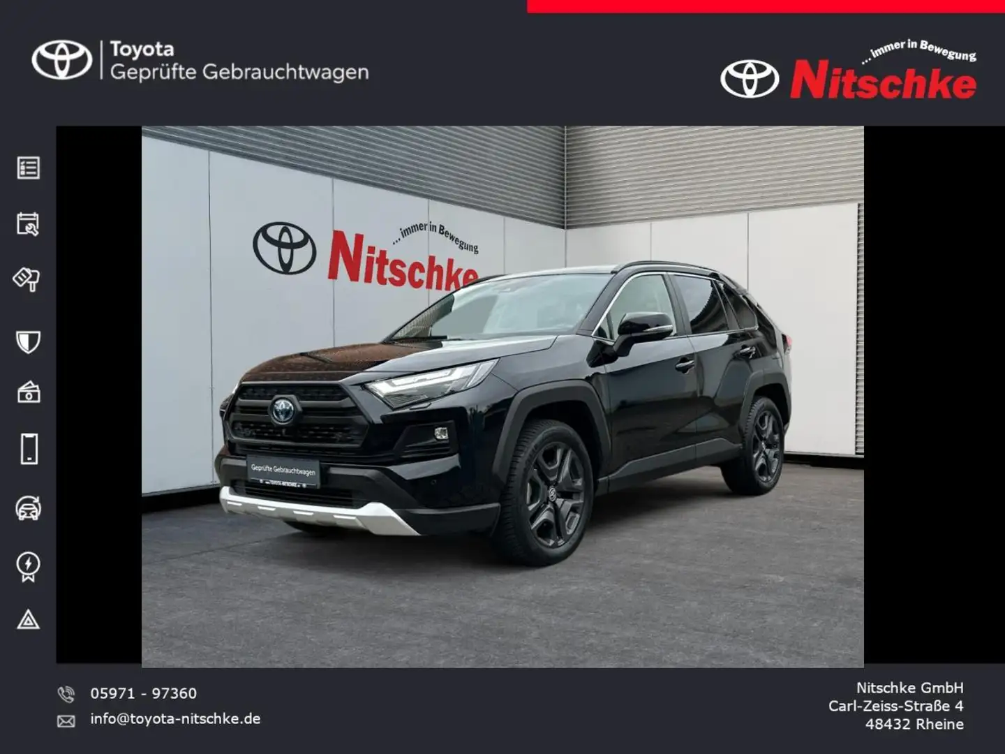 Toyota RAV 4 Hybrid 4x4 Adventure Noir - 1