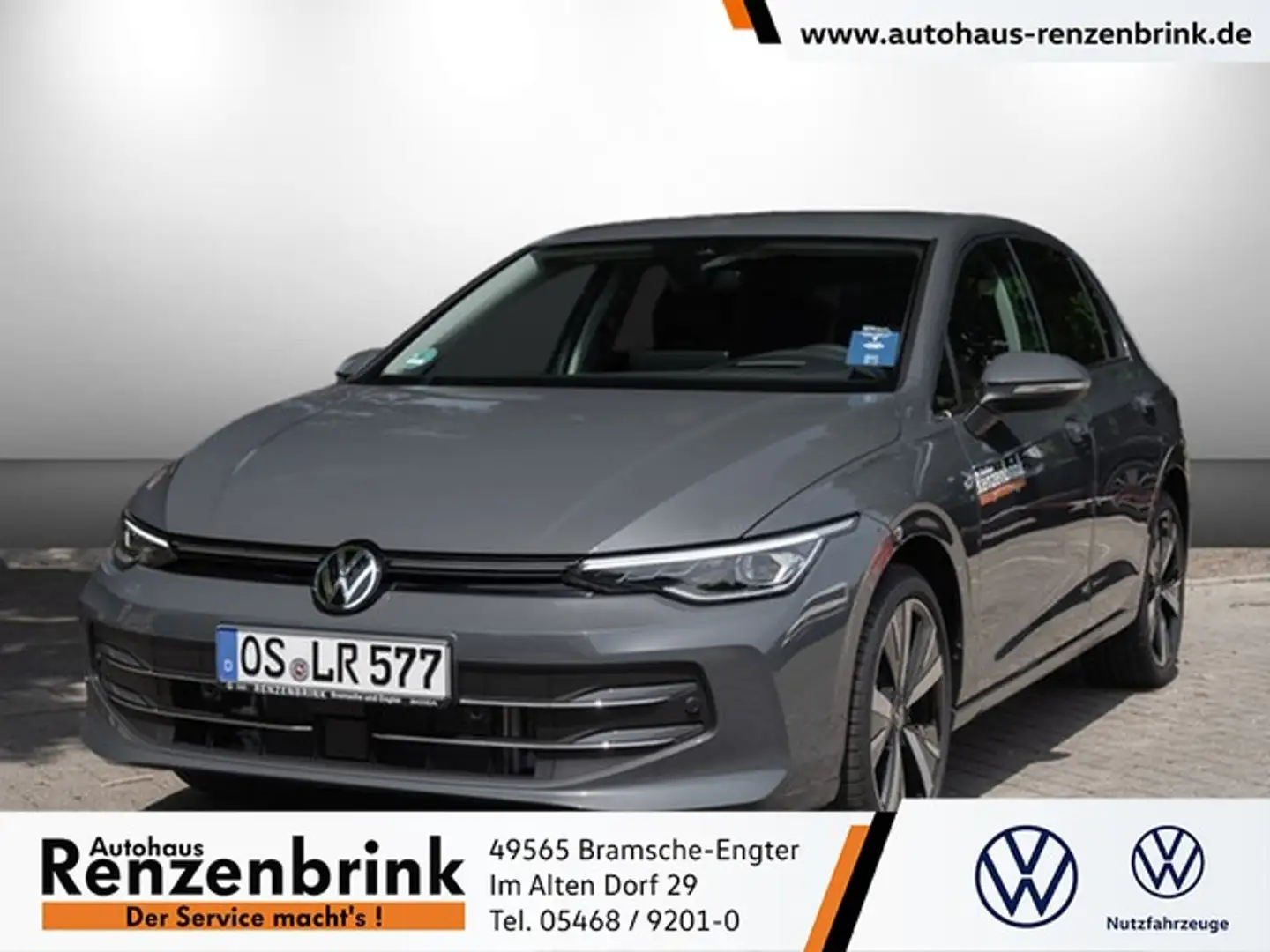 Volkswagen Golf VIII 1.5 eTSI DSG Style Business Premium 18" Gris - 1