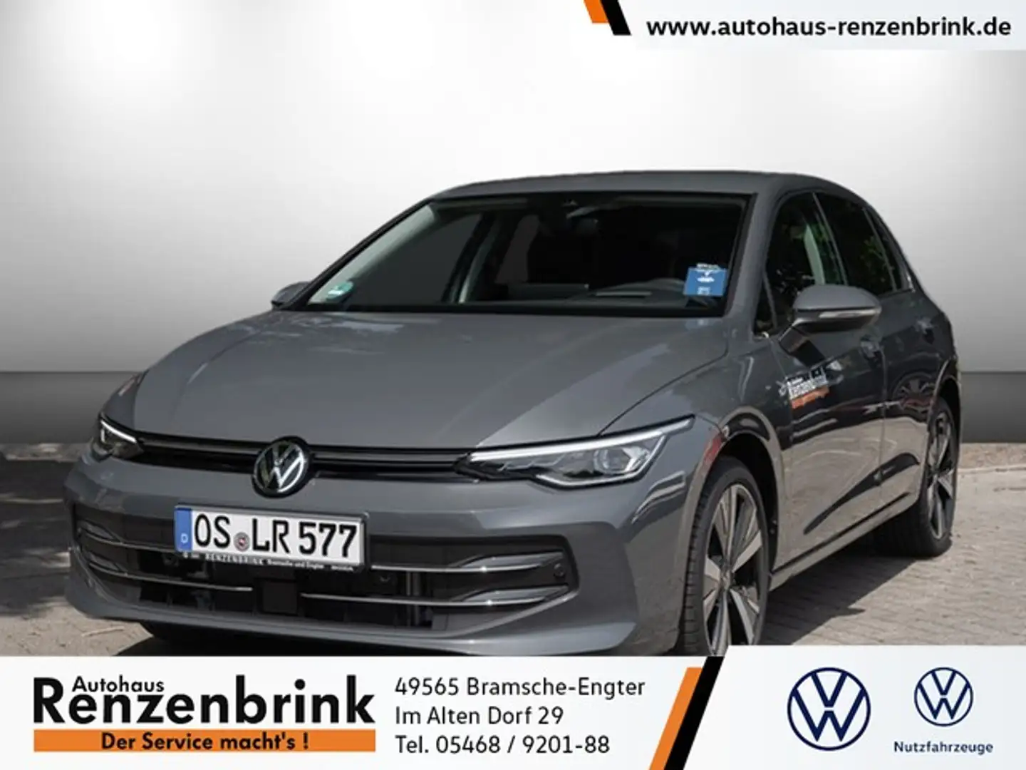 Volkswagen Golf VIII Style 1.5 eTSI DSG Business Premium 18" Grau - 1