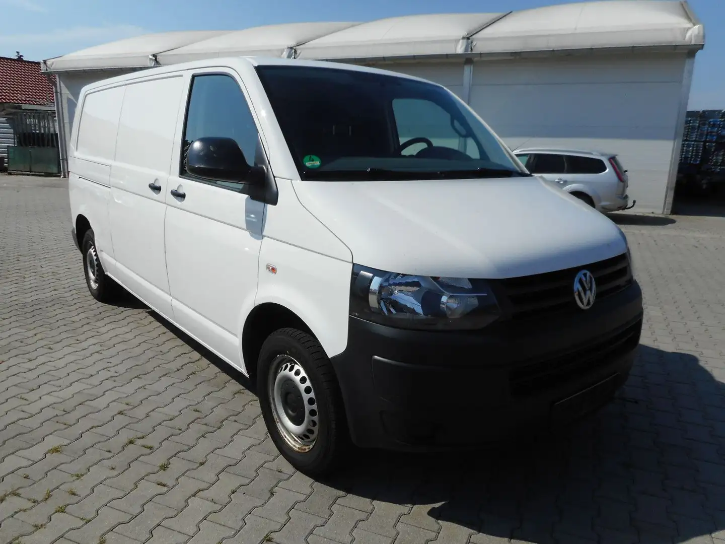 Volkswagen T5 Transporter Kasten lang 1. Hand werkstattgepf Blanc - 2