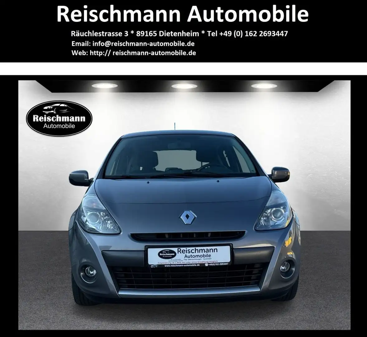Renault Clio III 1,2 Dynamique Klima 140Tkm Scheckheft Gris - 1