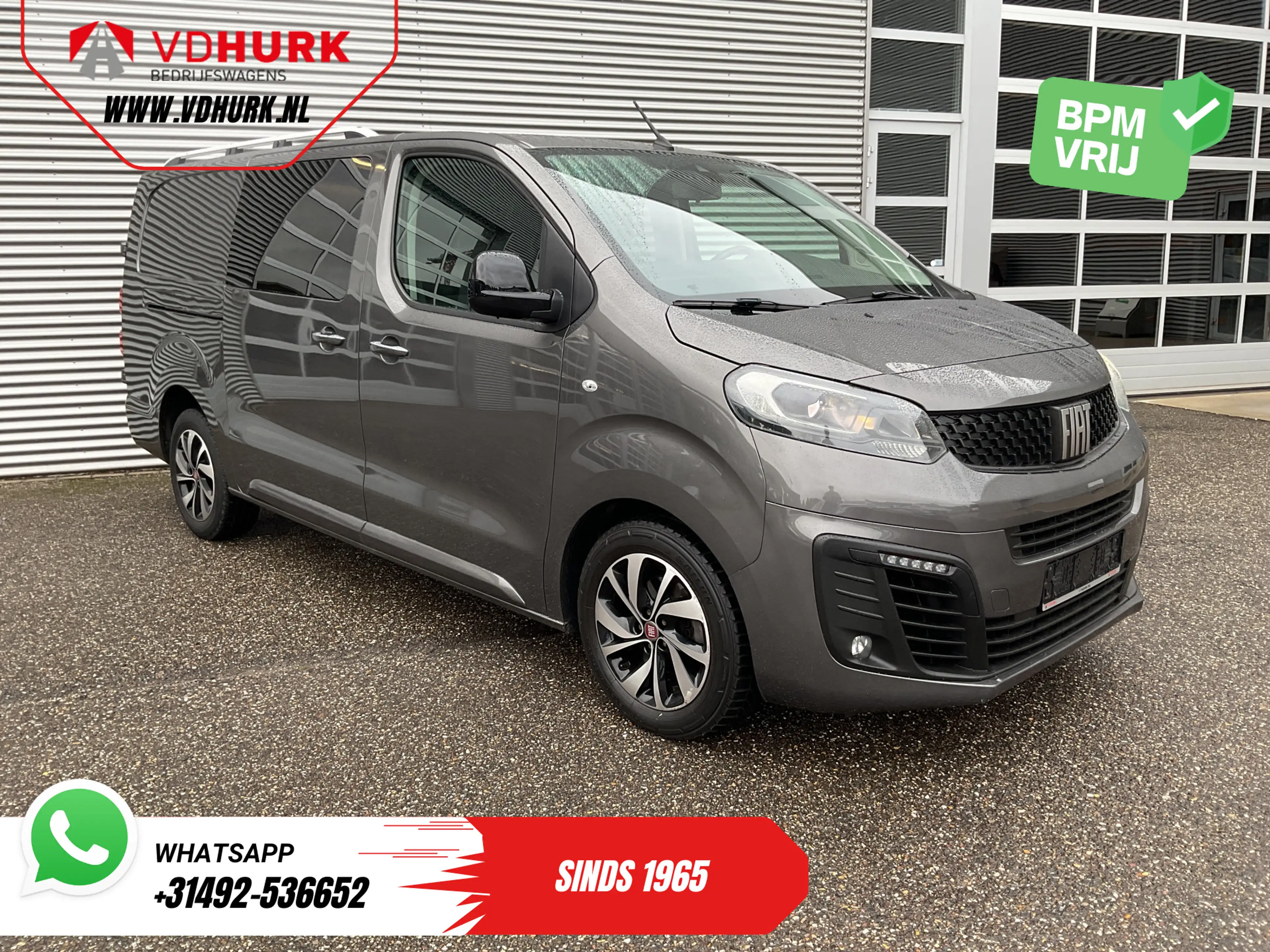 Fiat Scudo 2.0 MJ 180 pk Aut. DC Dubbel Cabine Xenon/ 2x Schu