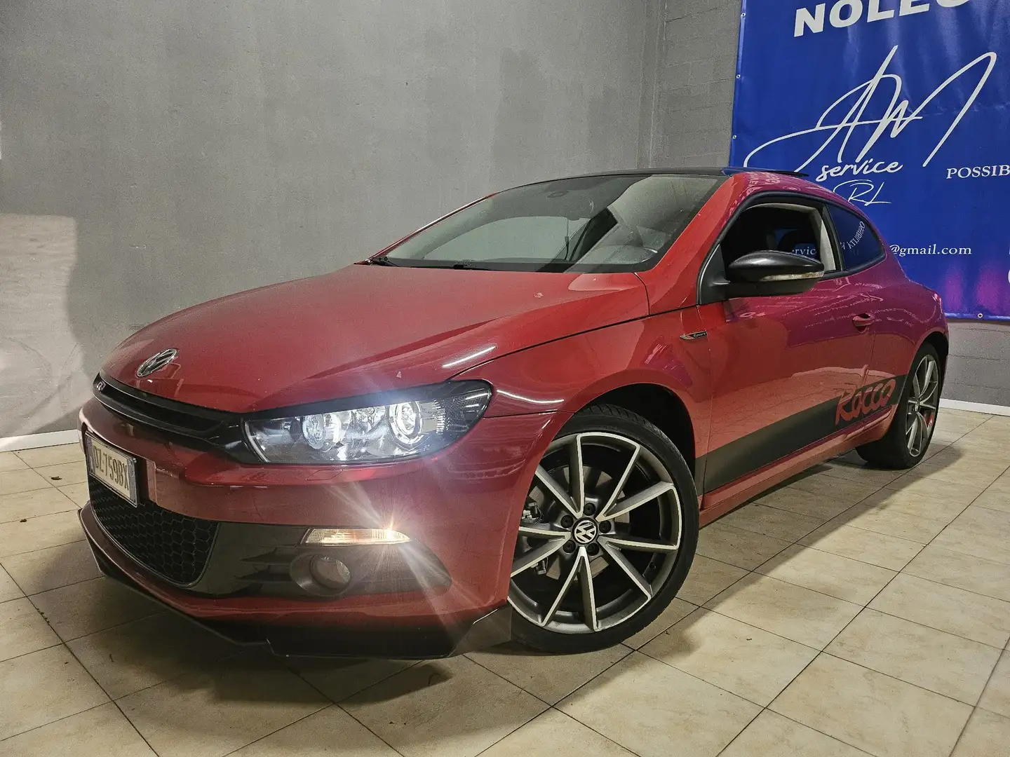 Volkswagen Scirocco Scirocco III 2.0 tdi 170cv dsg Rosso - 2