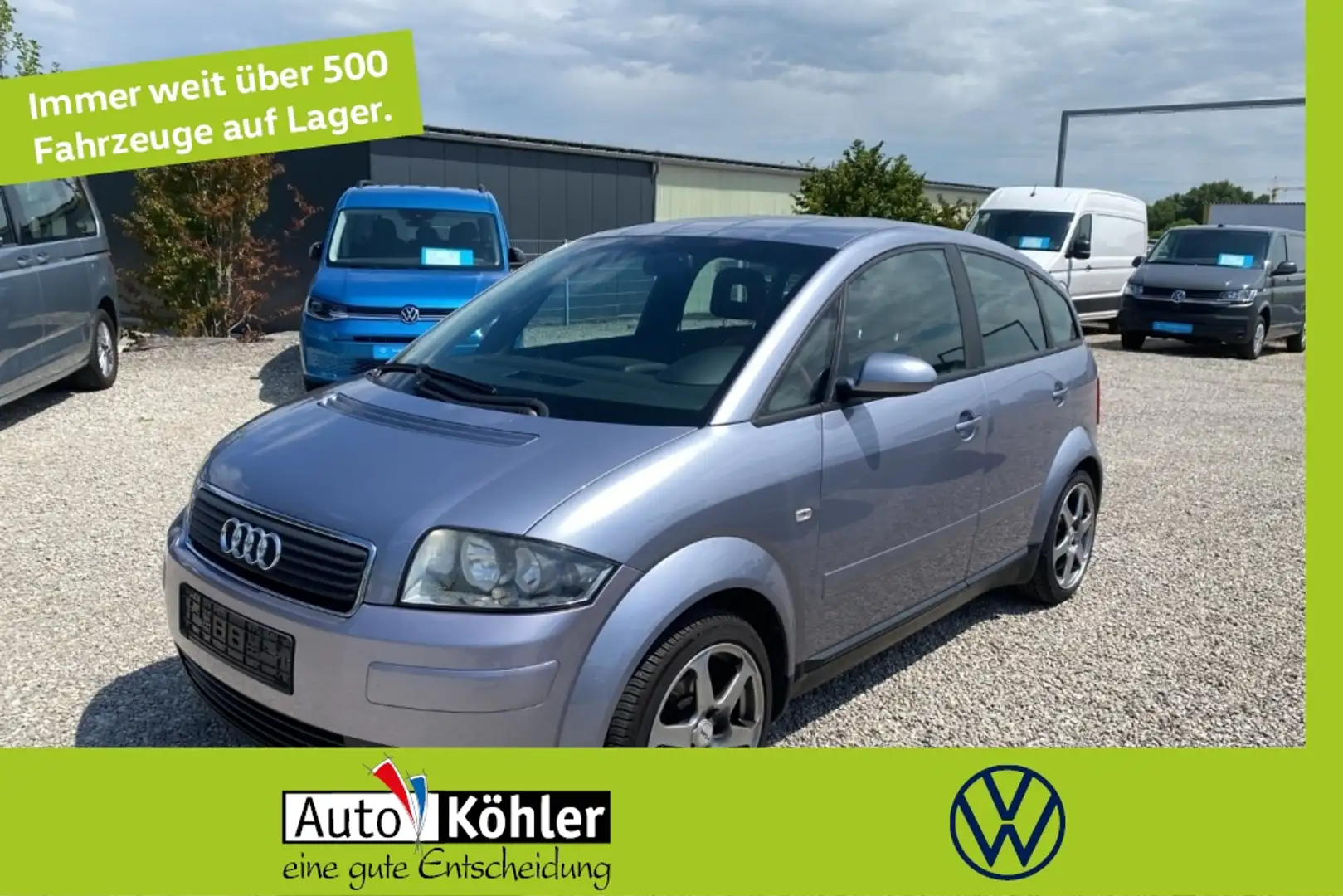 Audi A2 1.4 Advance Matrix KlimaA LM SportS. Silber - 1