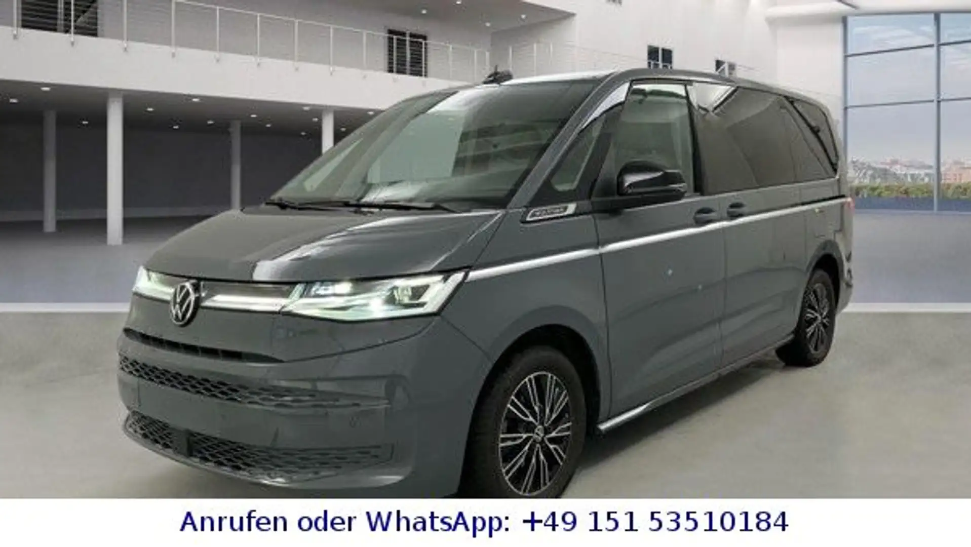 Volkswagen T6 Multivan 2.0 TDI Style Lang PANO Matrix ACC Grau - 1