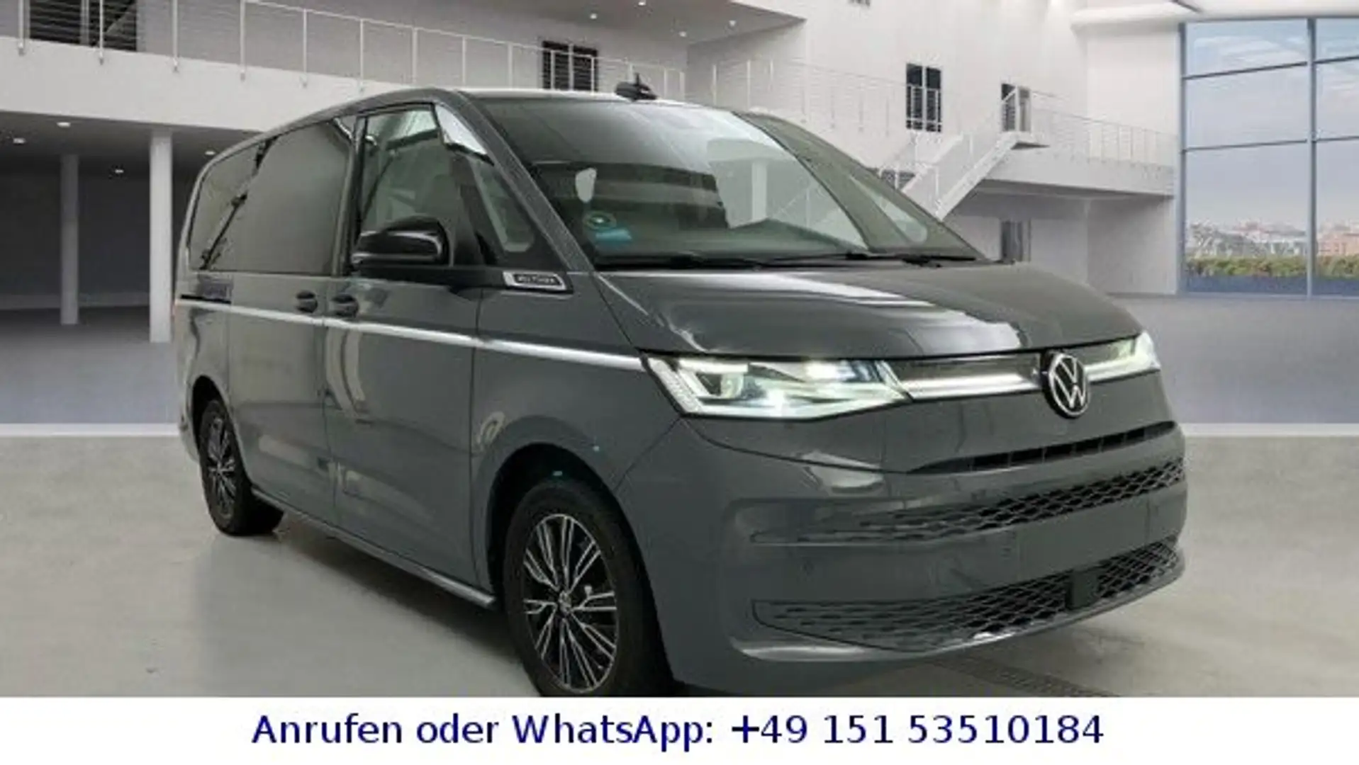 Volkswagen T6 Multivan 2.0 TDI Style Lang PANO Matrix ACC Grau - 2