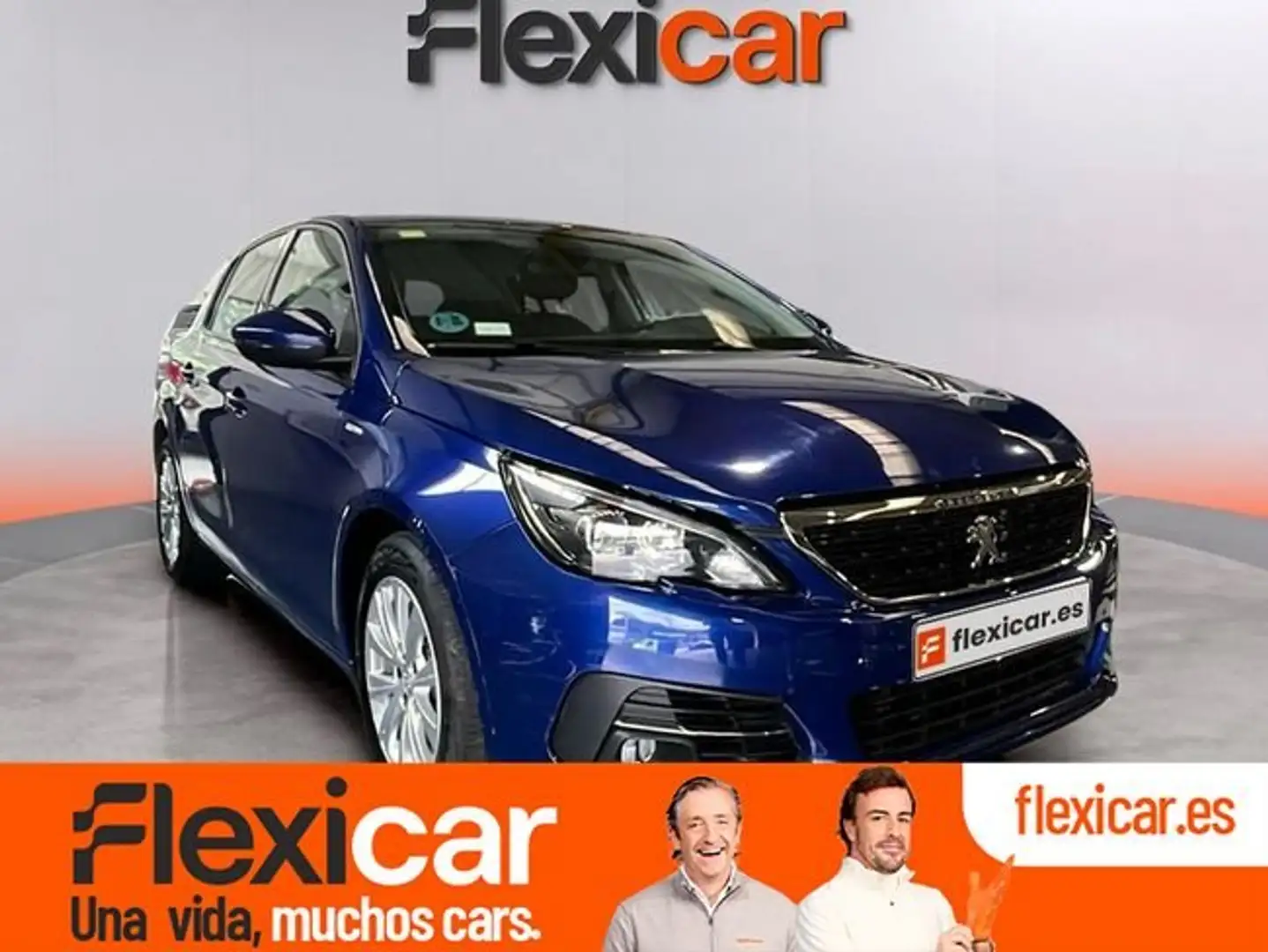 Peugeot 308 5p+Style+1.2+PureTech+96KW+%28130CV%29 Bleu - 1