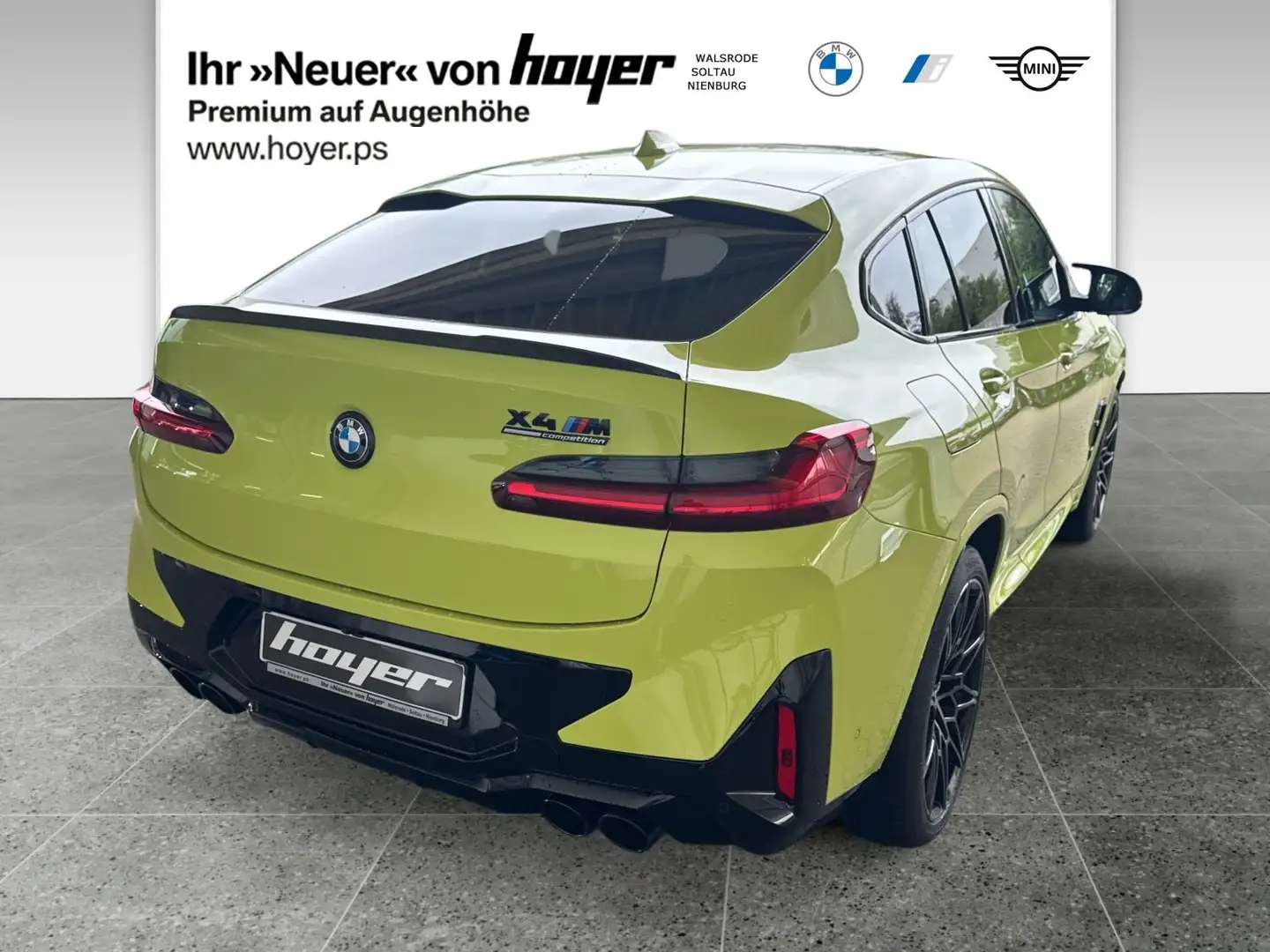 BMW X4 M Head-Up DAB WLAN AHK el. Sitze Klimaaut. Jaune - 2