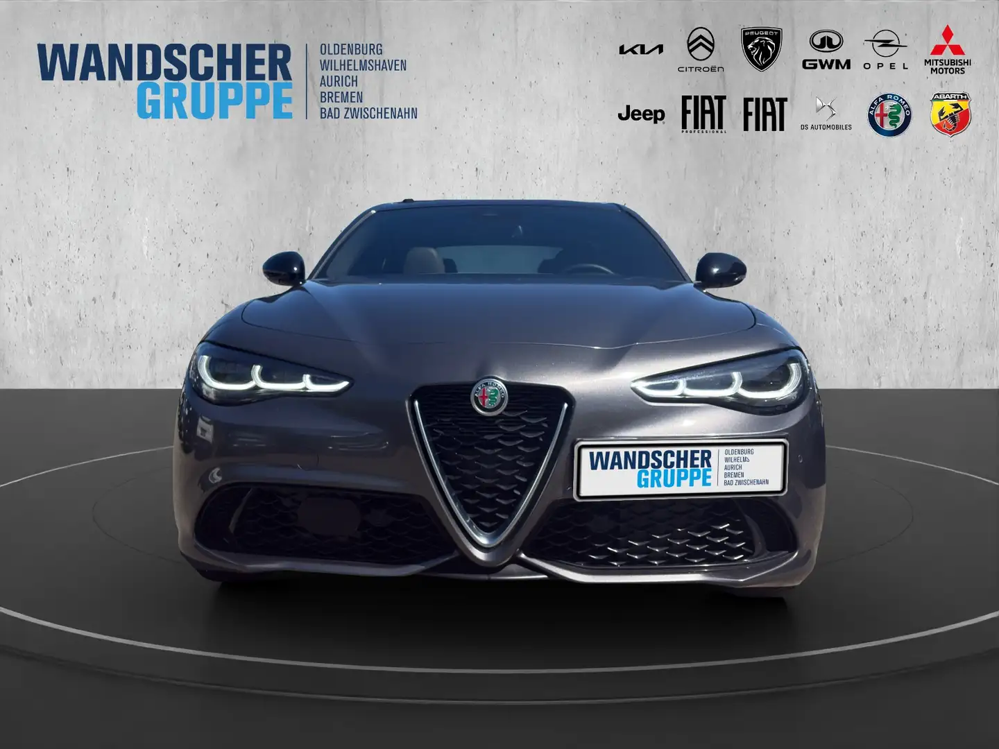 Alfa Romeo Giulia 2.0 Turbo 16V Ti Q4 +KeyLess+Pano+Kam. siva - 2