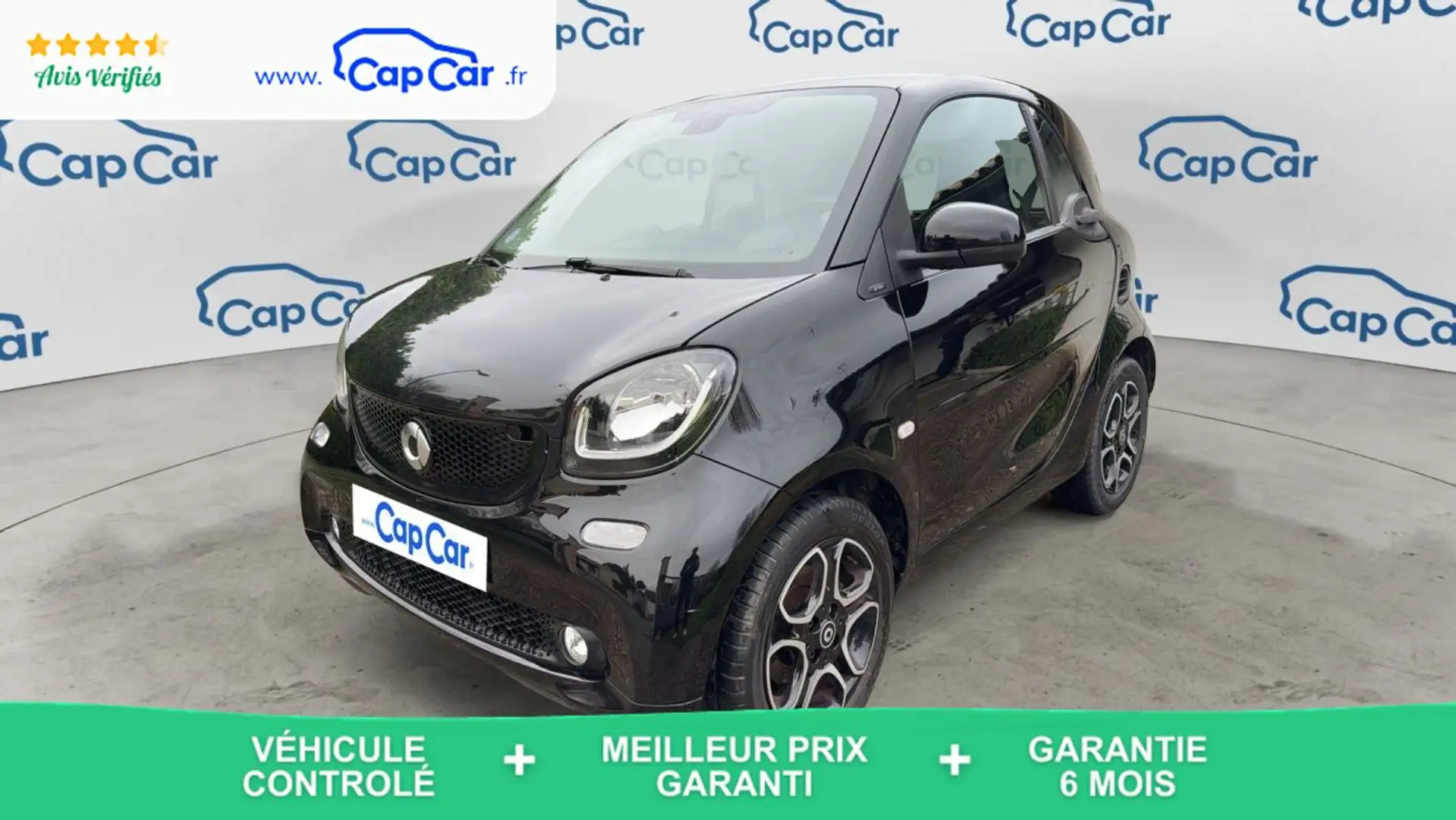 smart forTwo 0.9 90 BVA6 Prime - Automatique Noir - 1