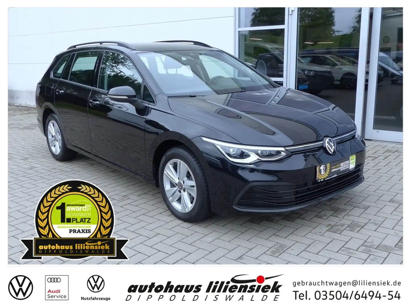 Volkswagen Golf Variant 8 Variant 2.0 TDI DSG Life *LED*Navi*PDC* Schwarz - 1
