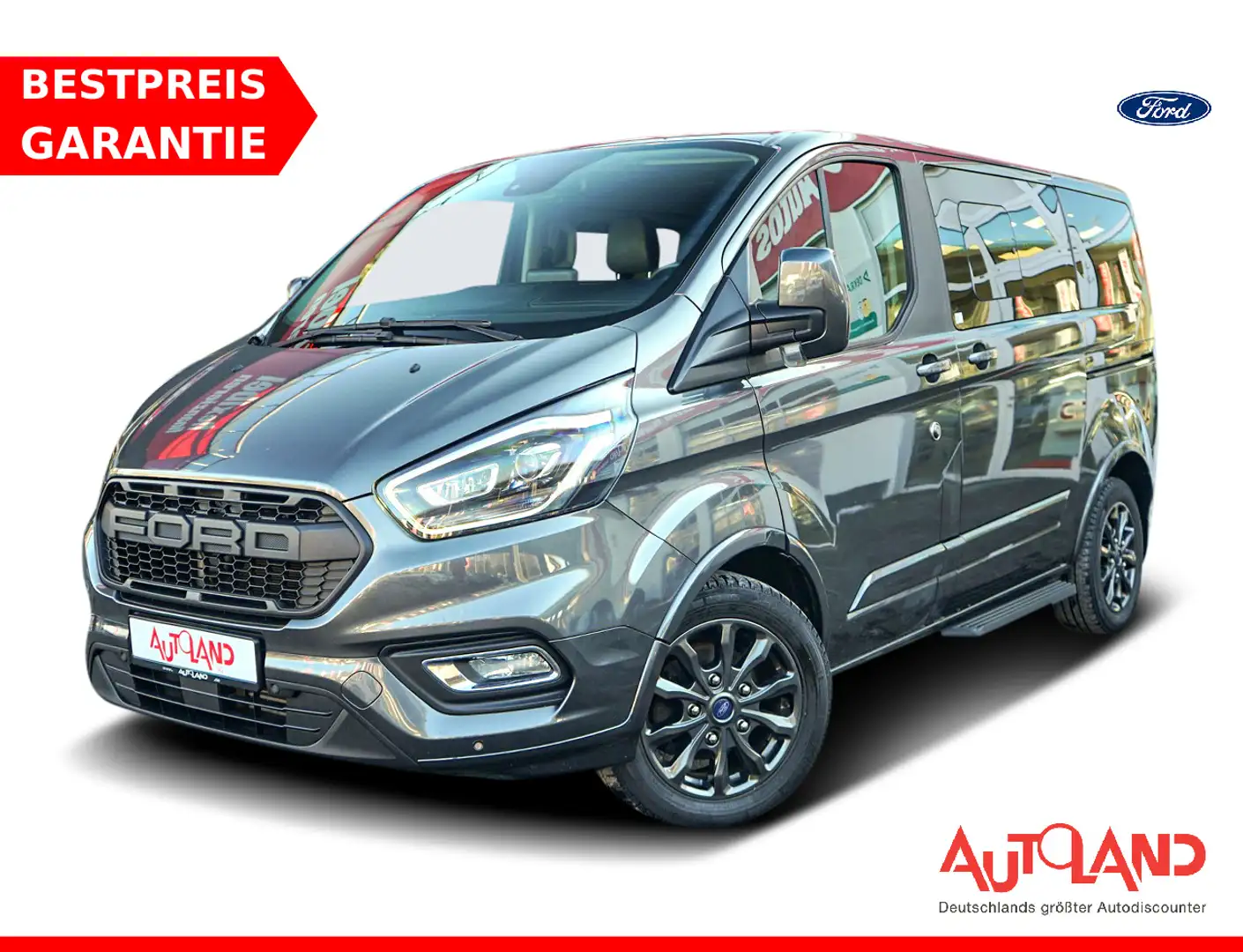 Ford Tourneo Custom 2.0 TDCi Titanium X Bi-Xenon Navi Gris - 1