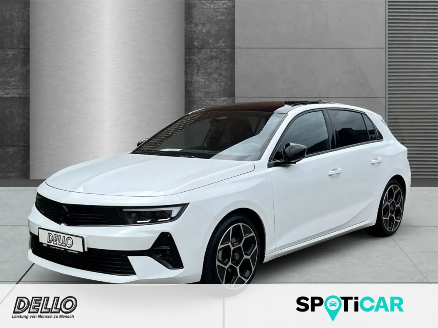 Opel Astra Ultimate 1.2T,AT,elektr Schiebedach,Keyless-System Wit - 1