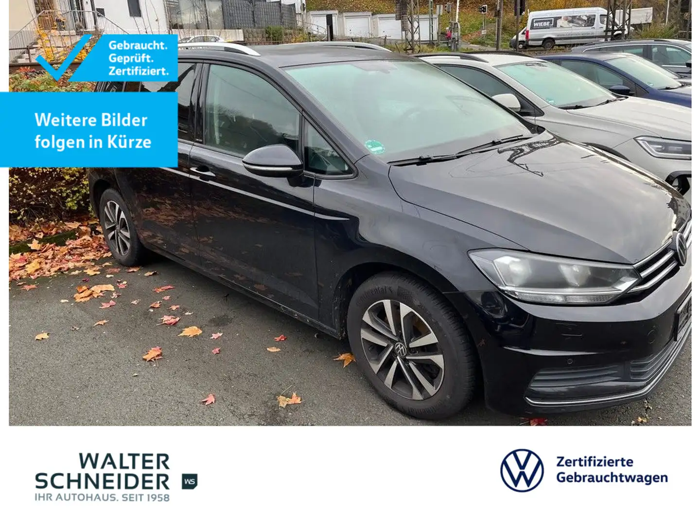 Volkswagen Touran 2.0 TDI DSG United Navi AHK Pano 7-Sitzer Schwarz - 1