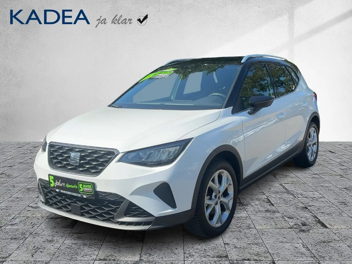 SEAT Arona 1.0 TSI FR LED+Navi+SHZ+Winterp.+2xKlima Blanc - 2