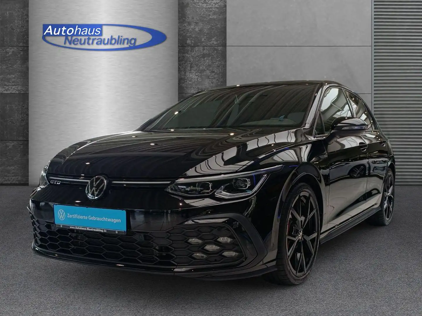 Volkswagen Golf 8 2.0 TDI "GTD" 200 PS DSG+REARVIEW+NAVI+AHK+ Schwarz - 2