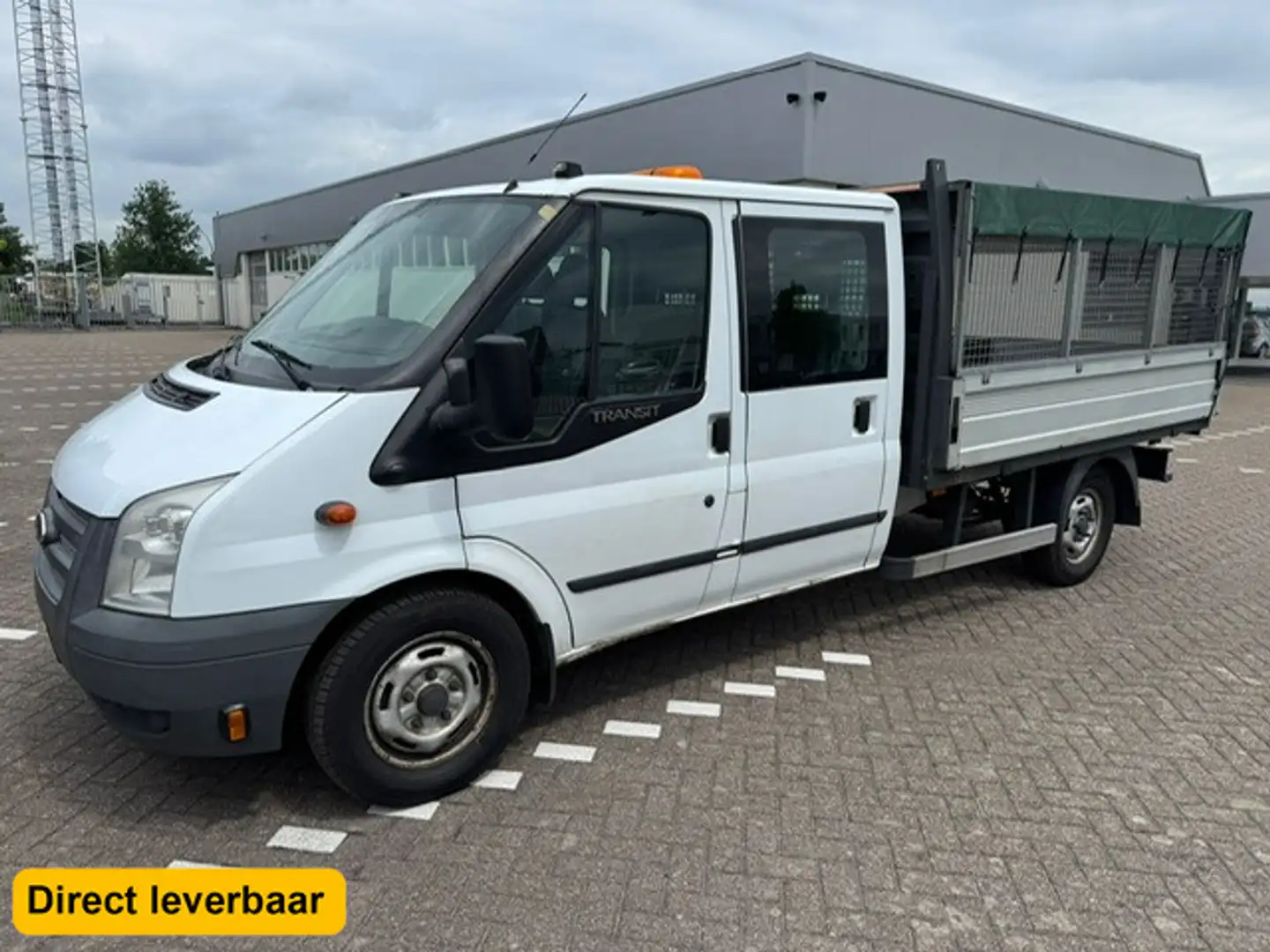 Ford Transit 330L 2.2 TDCI PICK UP Airco 6-Persoons Wit - 1