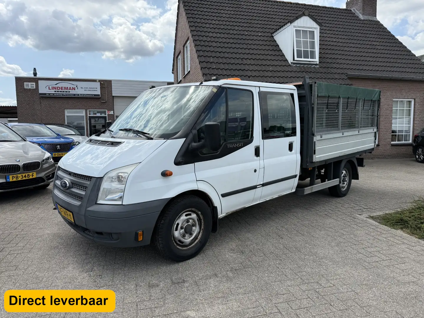 Ford Transit 330L 2.2 TDCI PICK UP Dubbele Cabine AIRCO 6-Pers. Wit - 1