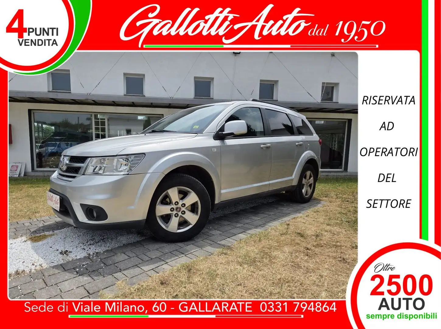 Fiat Freemont 2.0 Multijet 140 CV Zilver - 1