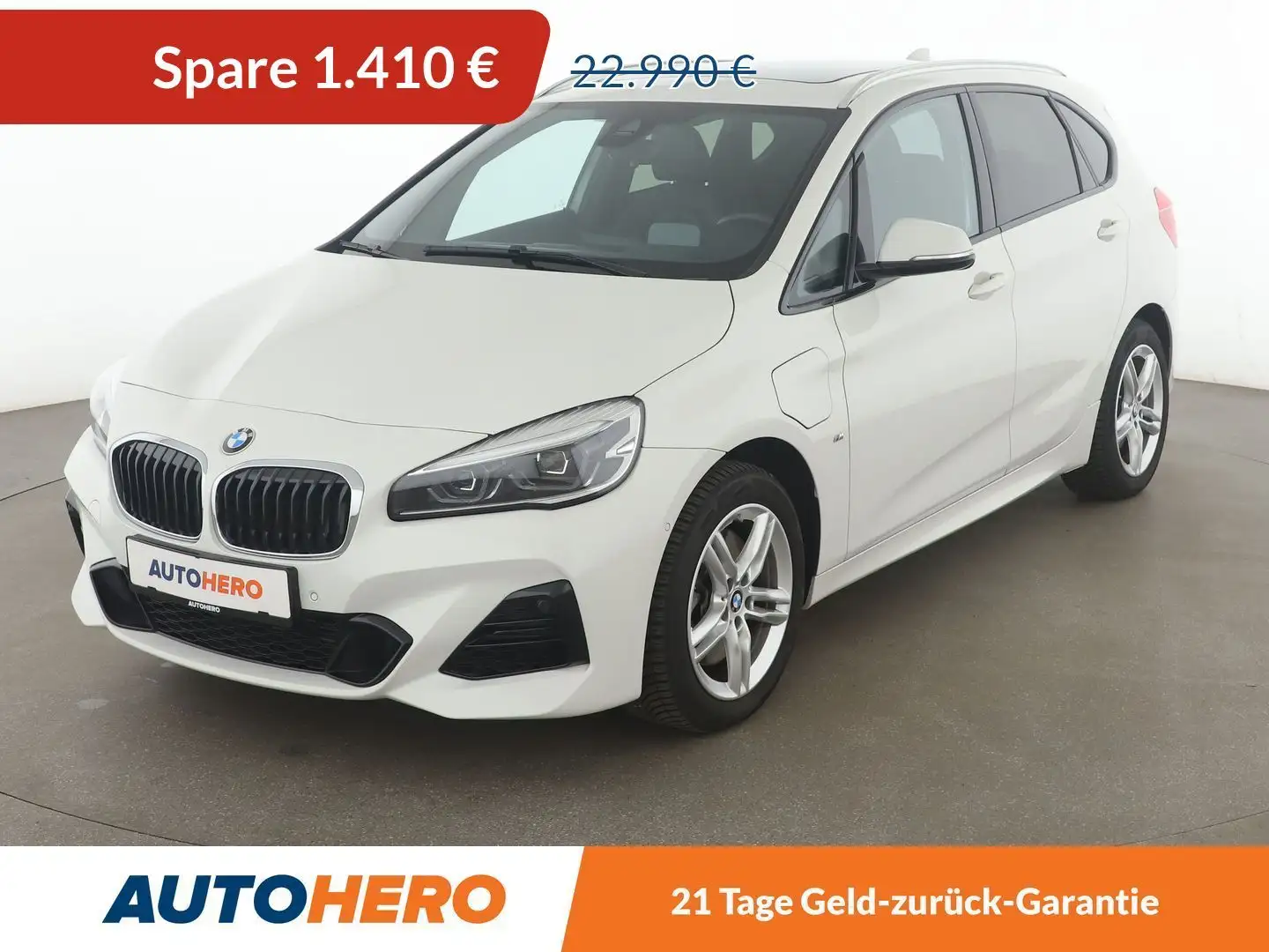 BMW 225 225xe Active Tourer M Sport Aut.*NAVI*LED*TEMPO* Weiß - 1