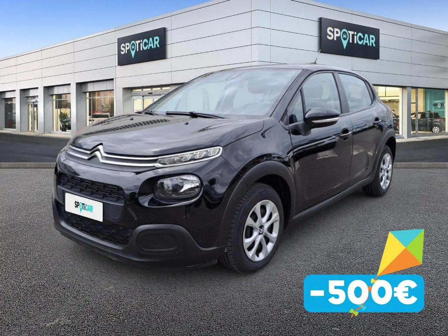 Citroen C3 PureTech 83 S&S Feel Neo patentati Schwarz - 1