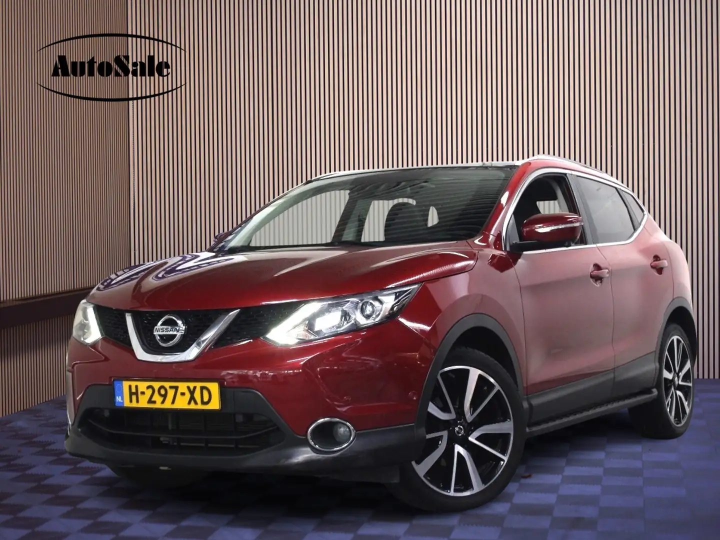 Nissan Qashqai 1.2 Tekna avm PANO NAV BT 360CAMERA STOELVW CRUISE Kırmızı - 1