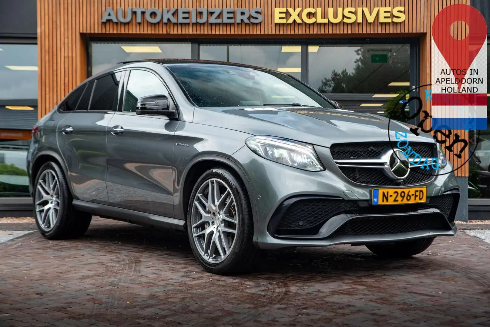 Mercedes-Benz GLE 63 AMG Coupé 4MATIC panorama dach Keyless Ad Grau - 1
