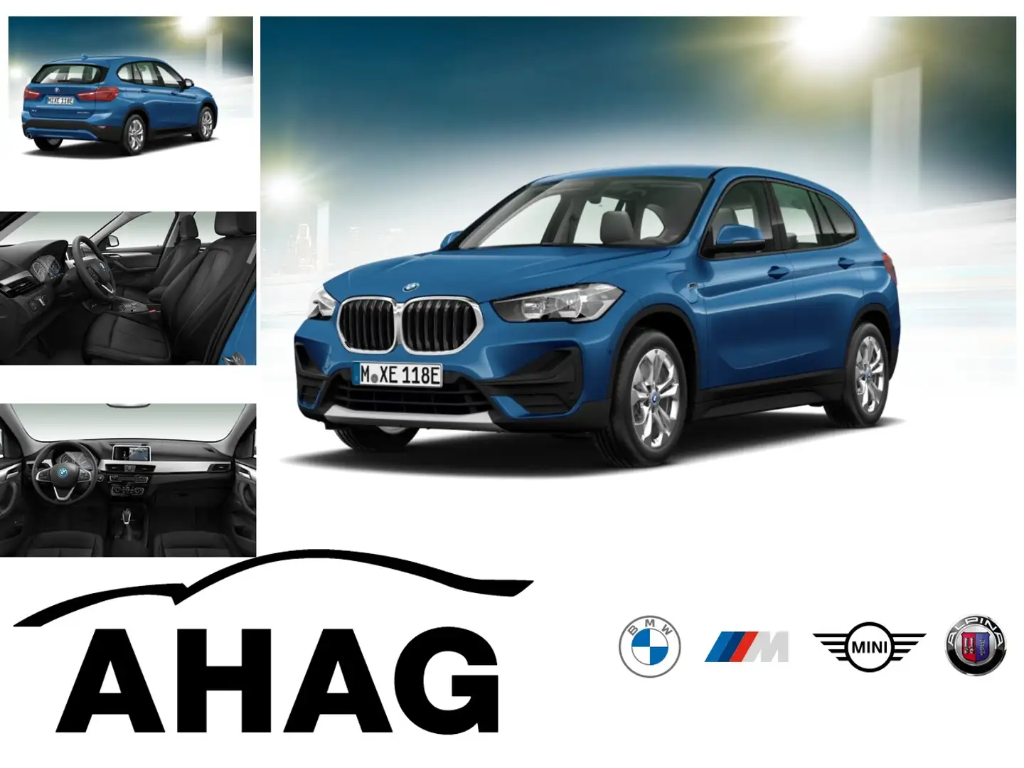 BMW X1 xDrive25e Advantage Steptronic Aut. Klimaaut. Bleu - 1