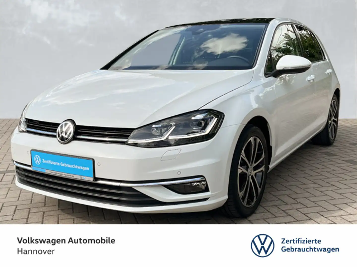 Volkswagen Golf VII 1.5 TSI DSG Highline Navi Pano AHK LED Blanc - 1
