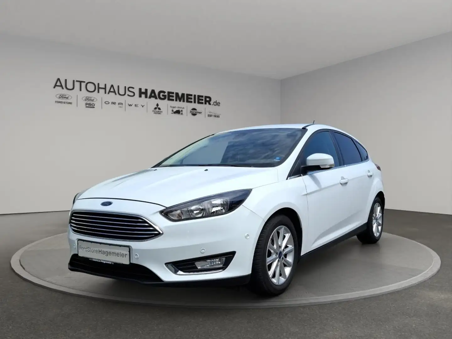 Ford Focus Titanium 1.0 Ecoboost Weiß - 1
