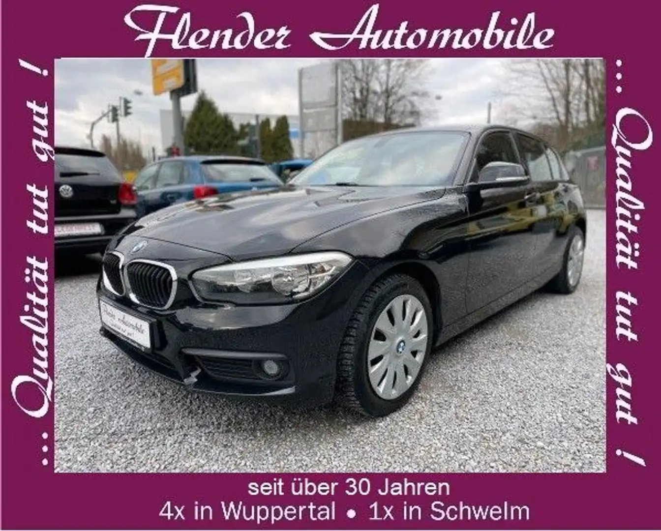BMW 116 i  Lim.5-trg.HHC,DTC. inkl.3 J.Hausgarantie Schwarz - 1
