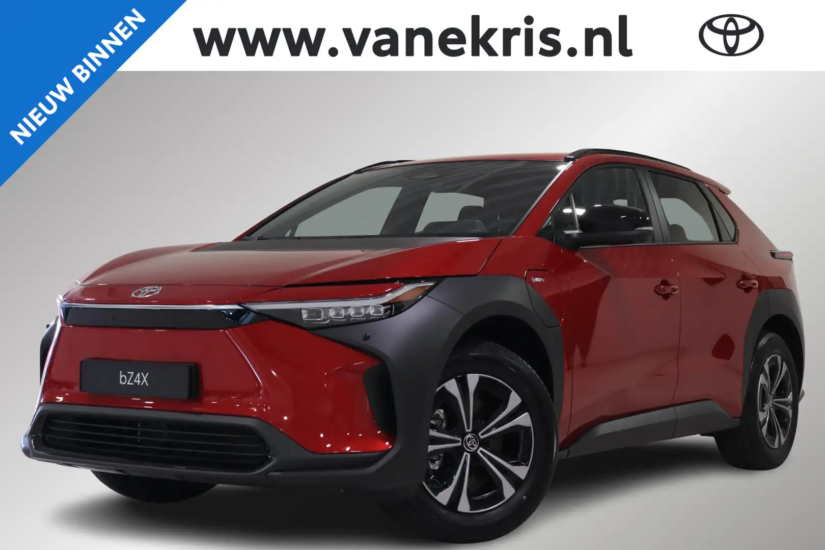 Toyota bZ4X Dynamic 71 kWh, €7.000,- Voordeel, BSM, 360 Camera Rood - 1