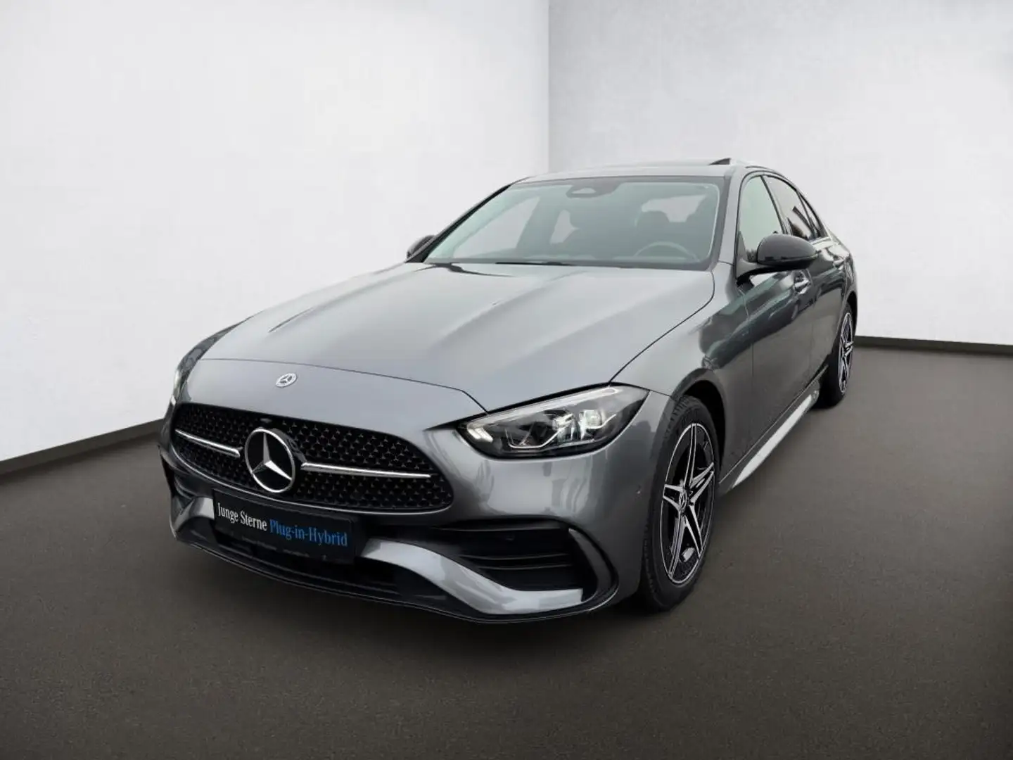 Mercedes-Benz C 300 e AMG-Adv+*Night*Schiebedach*AHK*Memo*Ambi Grau - 2