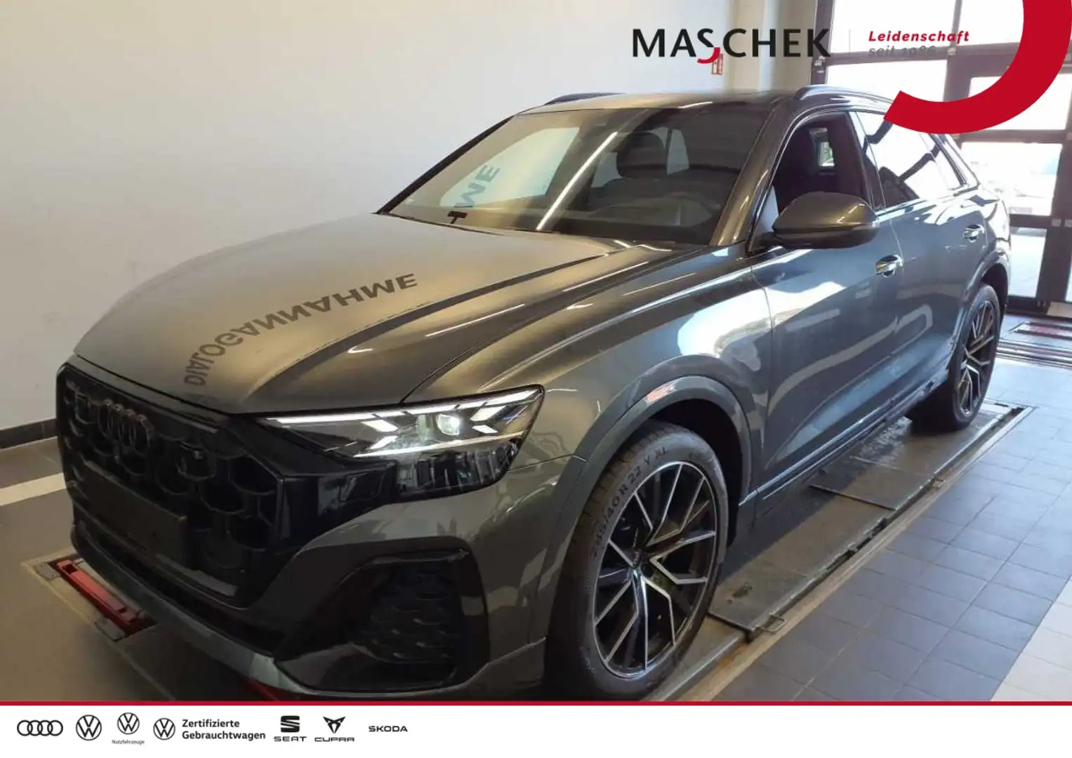 Audi Q8 S line 50 TDI AHK Black Allradlenk B&O Pano HD-Mat Grau - 1