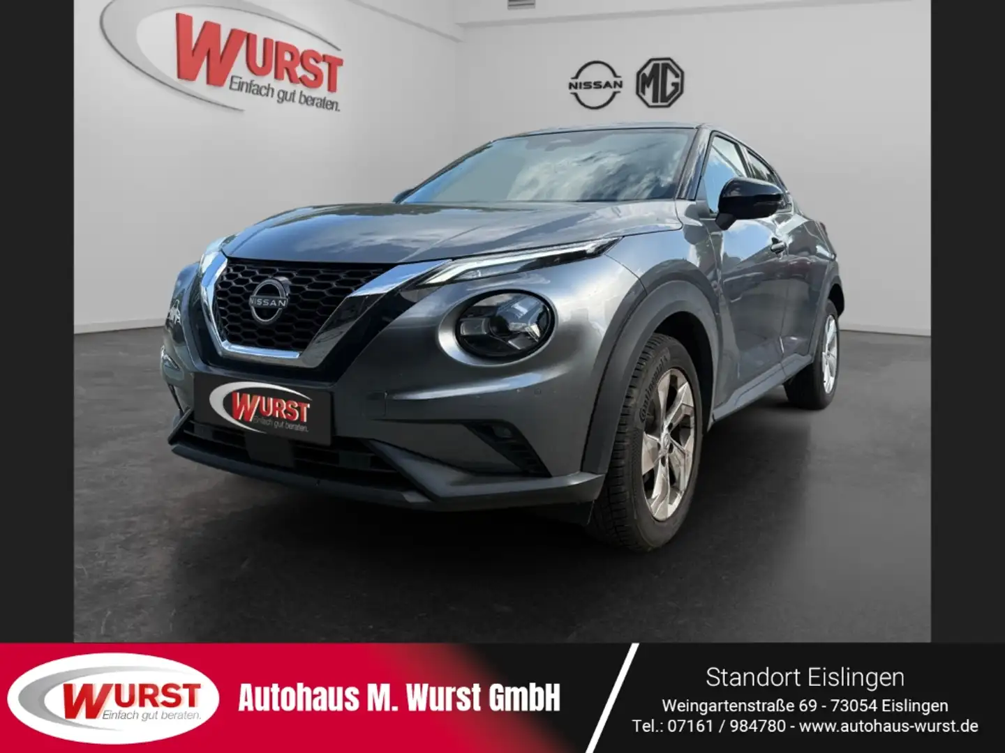 Nissan Juke Tekna Klima 360 Grad Kamera Bose Leder Carplay Aut Grau - 1