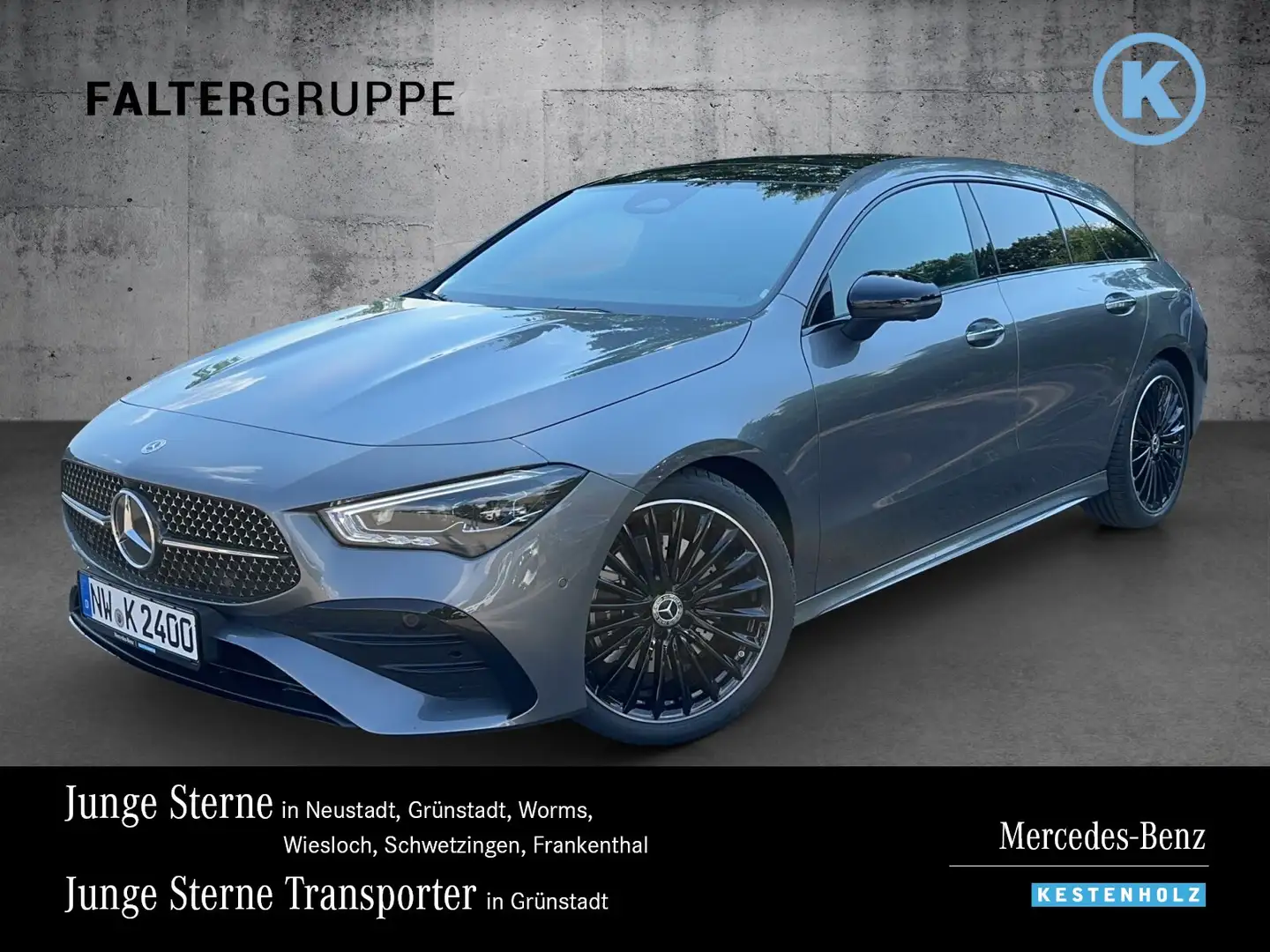Mercedes-Benz CLA 200 CLA 200 SB AMG+NIGHT+360°+DISTRO+PANO+TWA+MLED Gris - 1