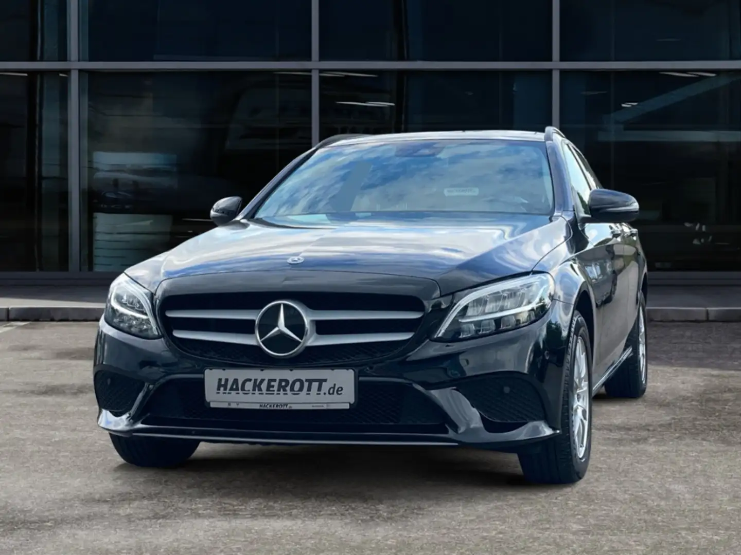 Mercedes-Benz C 180 T-Modell 9-Gang Automatik Panorama Navi LED SHZ Rü Negro - 2