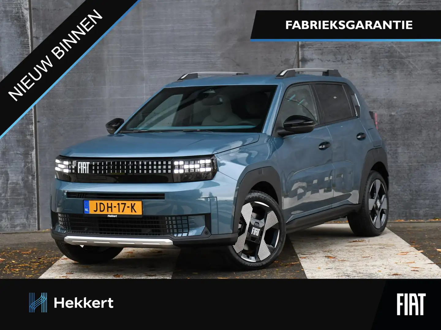 Fiat Grande Panda La Prima 11 kW 44 kWh 113pk Automaat PACK WINTER | Bleu - 1