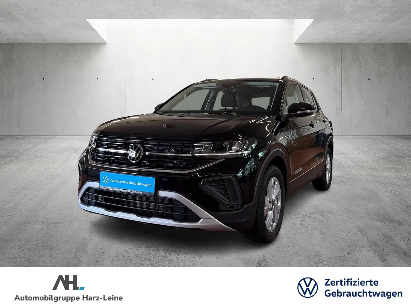 Volkswagen T-Cross 1.0 TSI Life DSG LED ACC SHZ DAB PDC App-Connect Schwarz - 1