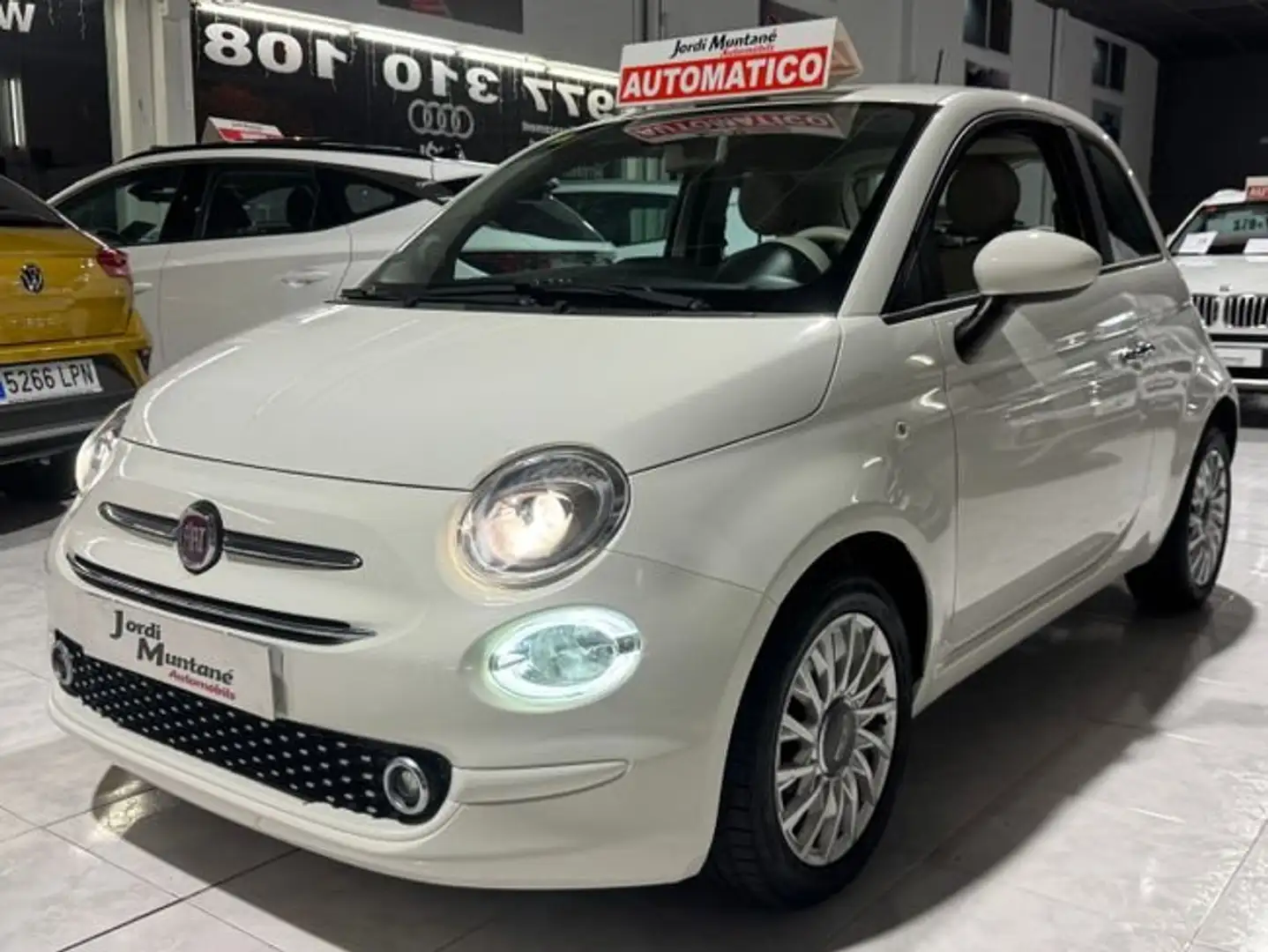 Fiat 500 1.2i 69CV.- " AUTOMÁTICO  ".- " BAJO CONSUMO ".- Wit - 1