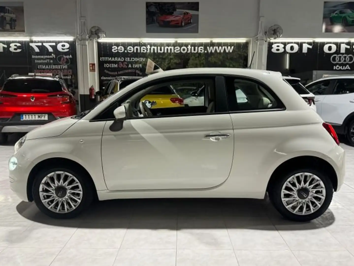 Fiat 500 1.2i 69CV.- " AUTOMÁTICO  ".- " BAJO CONSUMO ".- Wit - 2
