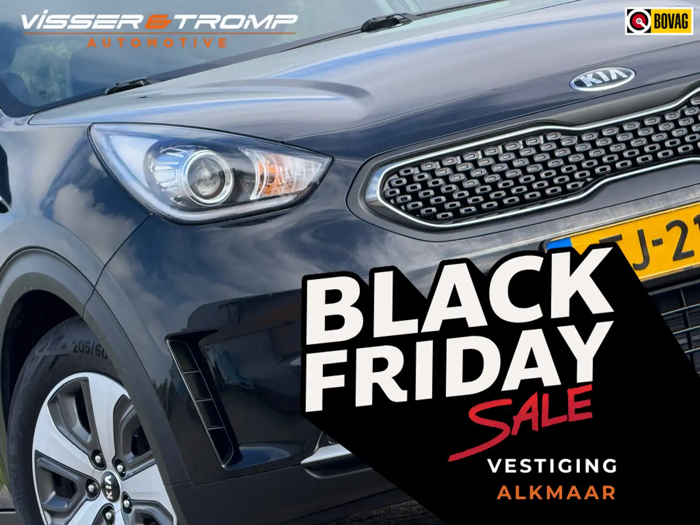 Kia Niro 1.6 GDi Hybrid DynamicLine - Black Pearl - Carplay Noir - 1